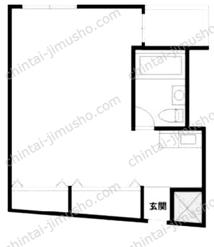 オーシャンヴィレッジ1階の間取図