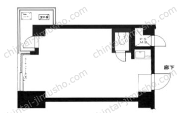 ダイアパレス二番町2Fの間取図