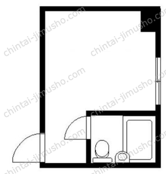 赤坂レジデンシャルホテル4階の間取図