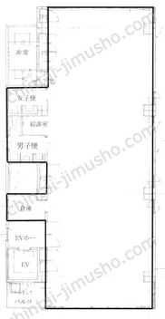 芝浦新本ビルの間取図