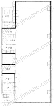 芝浦新本ビルの間取図