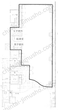芝浦新本ビルの間取図