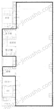 芝浦新本ビルの間取図