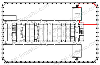 新宿センタービル／+OURS新宿の間取図
