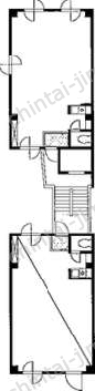 オフィス大岩1階の間取図