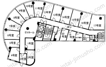 初台センタービル／BLOCKS MUTE HATSUDAIの間取図