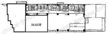 横浜相生町ビル2階の間取図