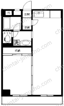 飯田橋ハイタウンの間取図
