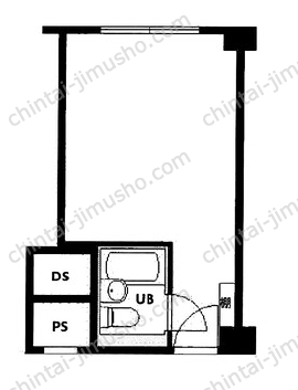 赤坂レジデンシャルホテル4階の間取図