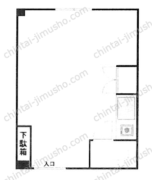 池袋見真ビル2階の間取図