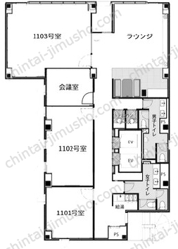 MARK SQUARE 御徒町11階の間取図