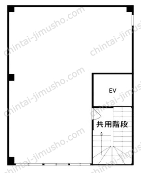RAKUTOビル3階の間取図