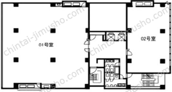 EDGE小伝馬町ビル7階の間取図