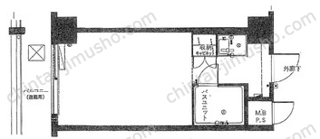 日本橋ロイヤルプラザの間取図