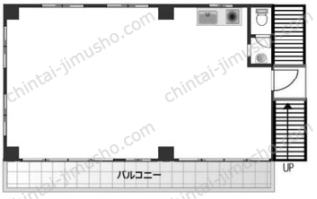 連雀ビル2階の間取図