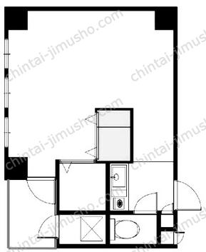 関内蓬莱ビル5階の間取図
