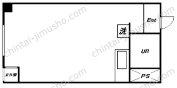 ハイツ横浜5階の間取図