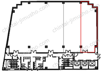 オーク桜木町ビル6階の間取図