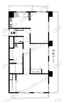 西新宿ダイヤモンドパレスの間取図