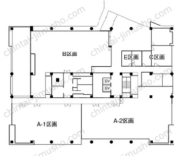 横浜ビジネスパーク（YBP）ノーススクエアⅠの間取図