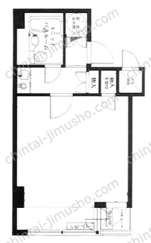 セントラル東銀座の間取図