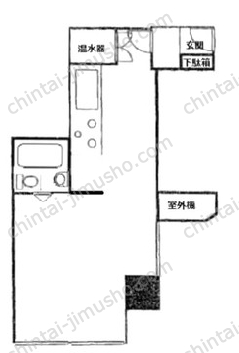 飯倉ヒルズ6階の間取図