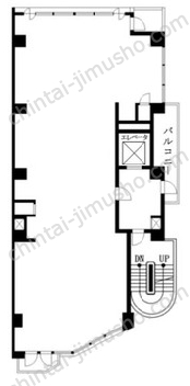 白鳥ビル4階の間取図