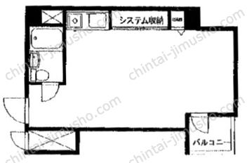 ロジマン西麻布の間取図