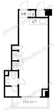 VORT恵比寿Dual's2階の間取図