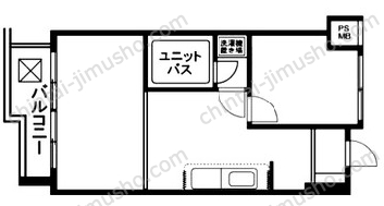 朝日九段マンションの間取図