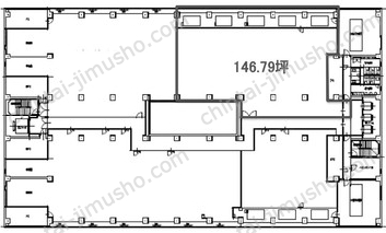 NODEX TOYOCHO（JMFビル東陽町02）3階の間取図