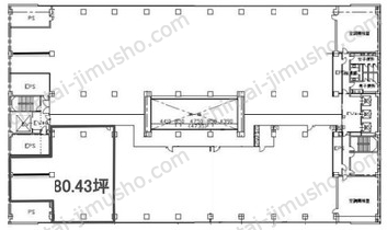 NODEX TOYOCHO（JMFビル東陽町02）7階の間取図