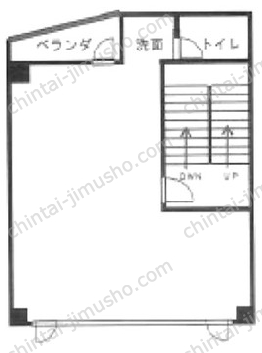 さくら五番町ビル2Fの間取図