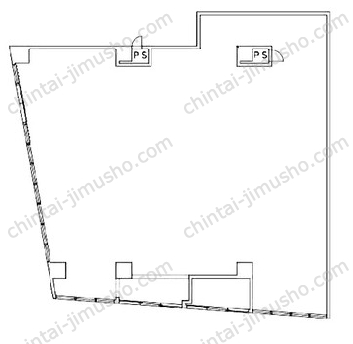 エスポワール蒲田第3レッツビル1階の間取図