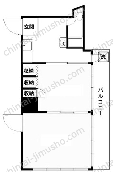 高城ビル4Fの間取図