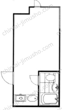マンション岡の間取図