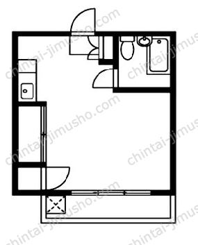 ビジョンコーポ3階の間取図