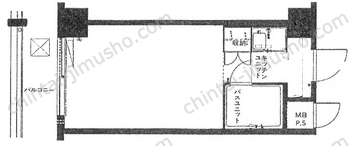 日本橋ロイヤルプラザの間取図