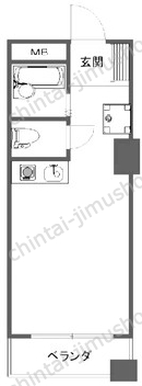 ライオンズマンション平河町の間取図