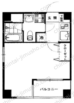 リベルタⅡの間取図