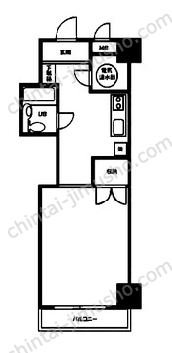 ライオンズマンション台町B1階の間取図