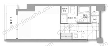 ホテル＆レジデンス六本木の間取図