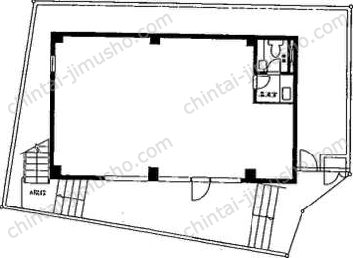 FLATST／フラッツT1階の間取図