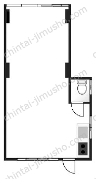 東ビル1階の間取図