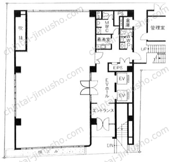 日宝八丁堀ビルの間取図