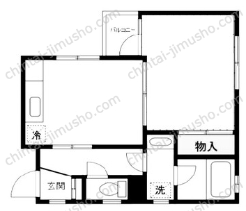 フォーレスト3階の間取図