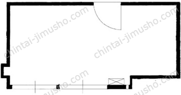 中公ビル御苑グリーンハイツ3階の間取図
