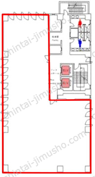 ルーシッドスクエア新横浜2Fの間取図