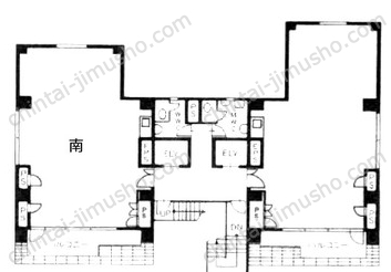 内神田TKビル7階の間取図