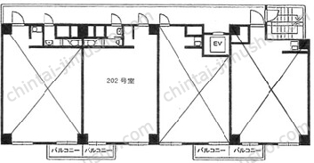 御徒町グリーンプラザの間取図